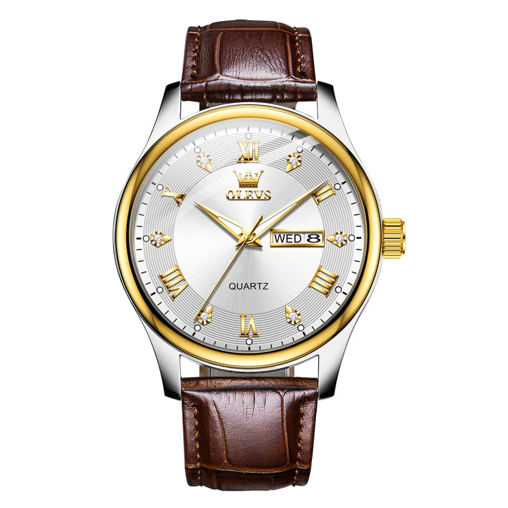 OLEVS 3649 Ultra-thin Classic Quartz Watch for Men