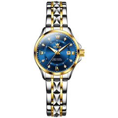OLEVS 2906 Diamond Day Date Couples Watch Set Men Women