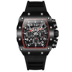 OLEVS 3608 Tonneau Sports Quartz Watch for Men
