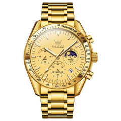 OLEVS 3618 Chronograph Moon Phase Quartz Watch for Men
