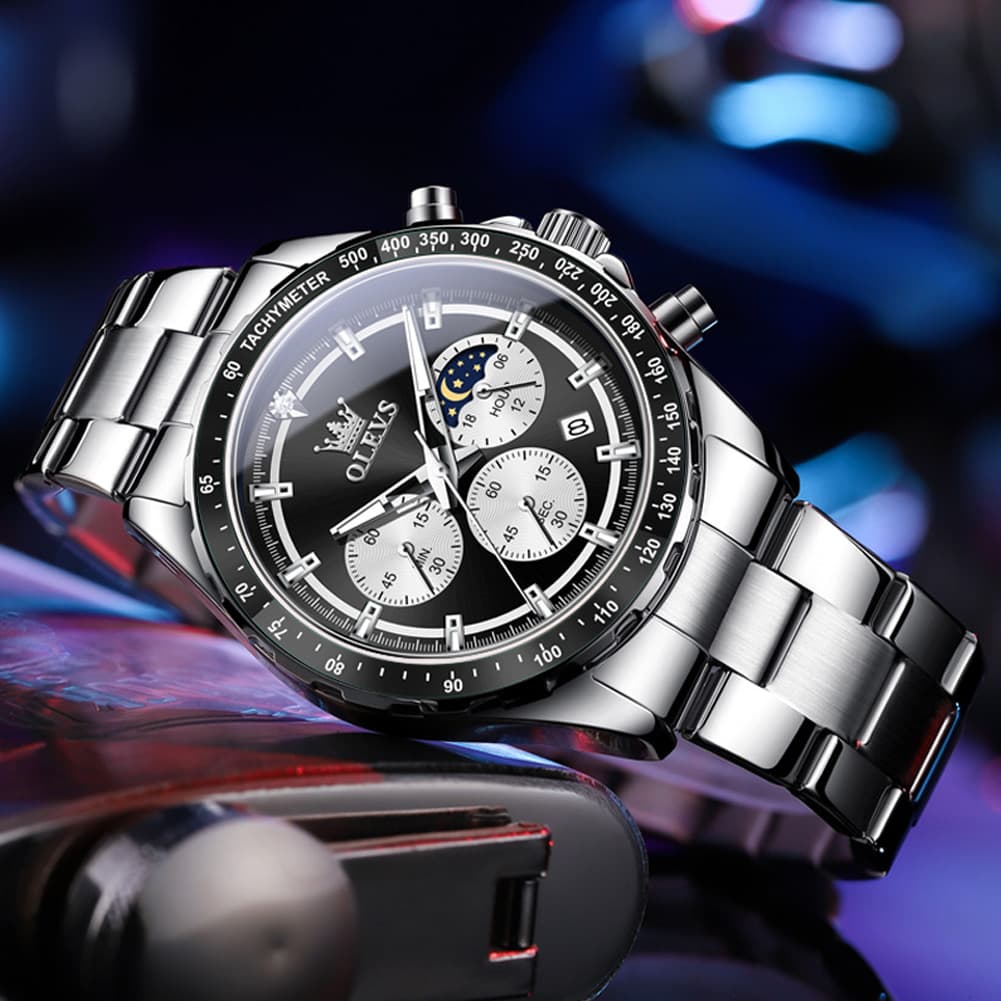 OLEVS 2945 Racing Chronograph Quartz Watch for Men
