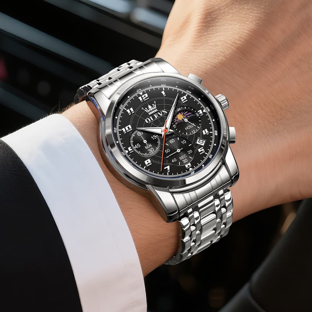 OLEVS 2983 Youthful Chronograph Quartz Watch for Men