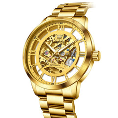 OLEVS 6728 Automatic Skeleton Mechanical Watch For Men
