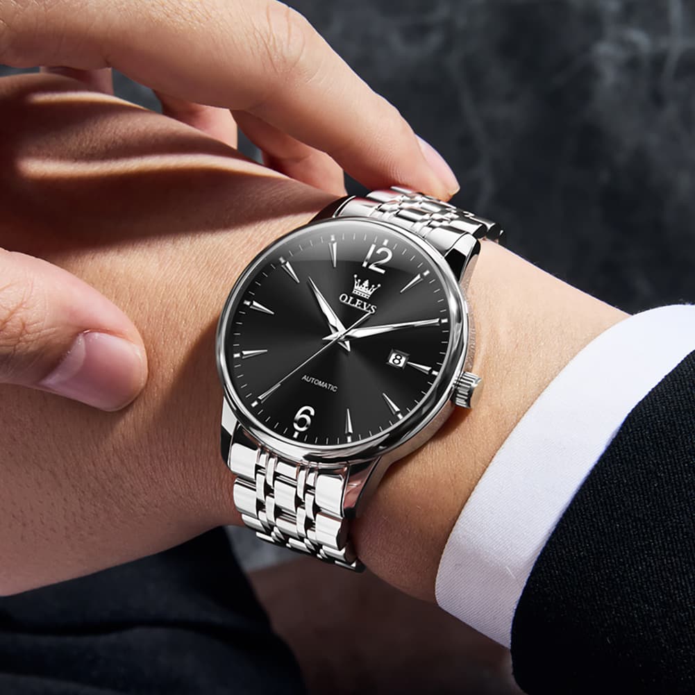 OLEVS 6741 Classic Minimalist Mechanical Watch for Men