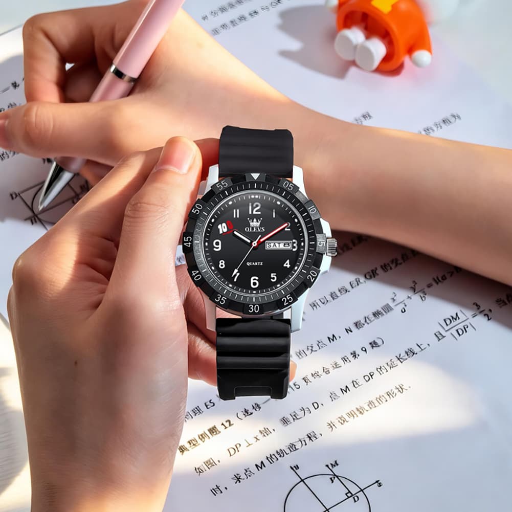 OLEVS 2705 Campus Good Luck Sport Watch for Youth Students