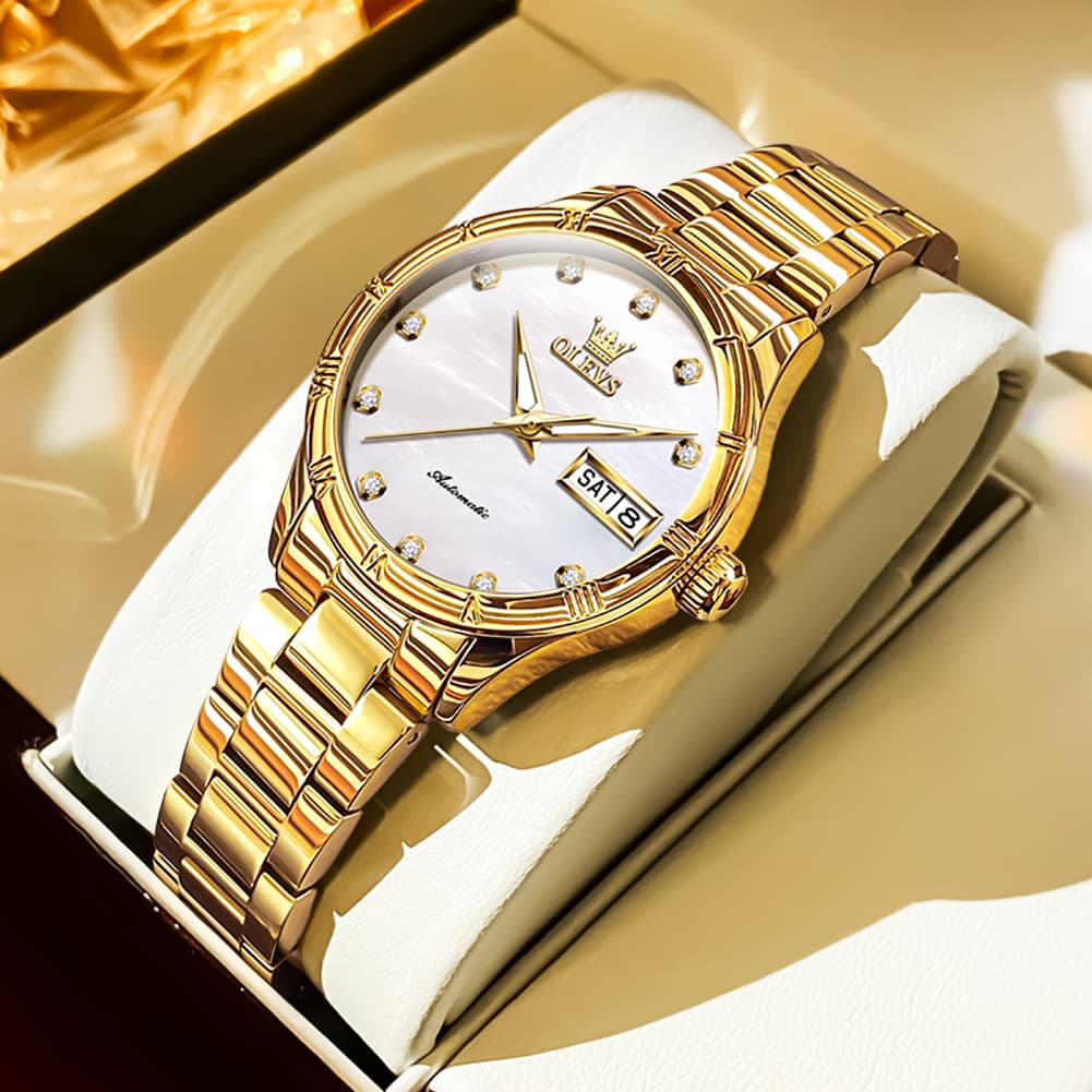 OLEVS 7030 Elegant Automatic Mechanical Watch For Women