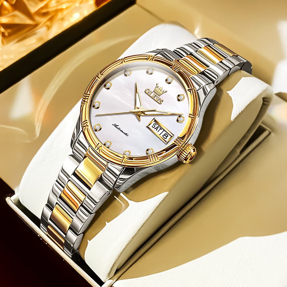 OLEVS 7030 Elegant Automatic Mechanical Watch For Women