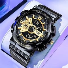 OLEVS 1102 Rugged Dual Display Digital Sport Watch for Men