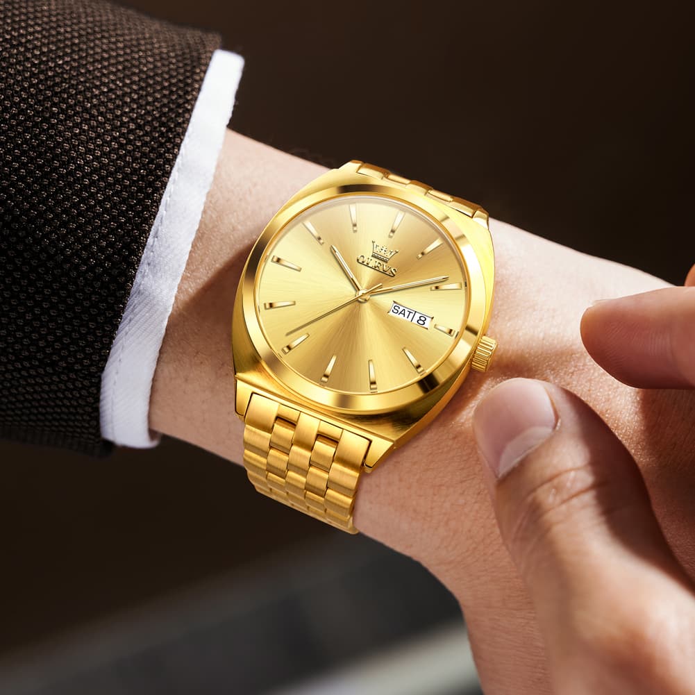 OLEVS 6730 Automatic Tonneau Mechanical Watch For Men