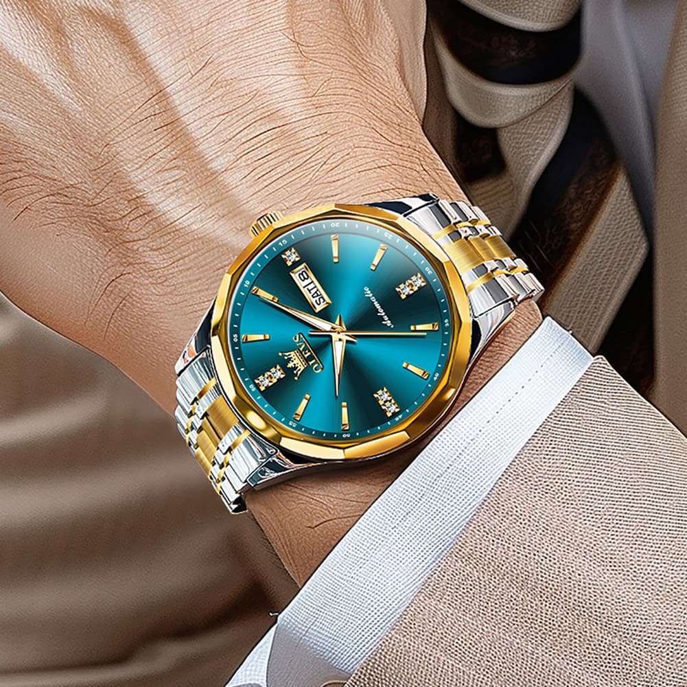 OLEVS 7056 Sapphire Crystal Automatic Watch For Men