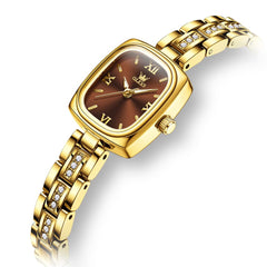 OLEVS 3695 Petite Crystal Bracelet Quartz Womens Watch