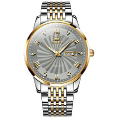 OLEVS 6630 Sunburst Dial Mechanical Watch for Men