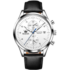 OLEVS 2880 Minimalist Slim Dress Chronograph Watch for Men