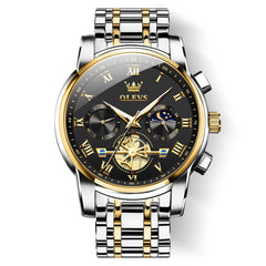OLEVS 2859 Luxury Moon Phase Chronograph Quartz Watch for Men