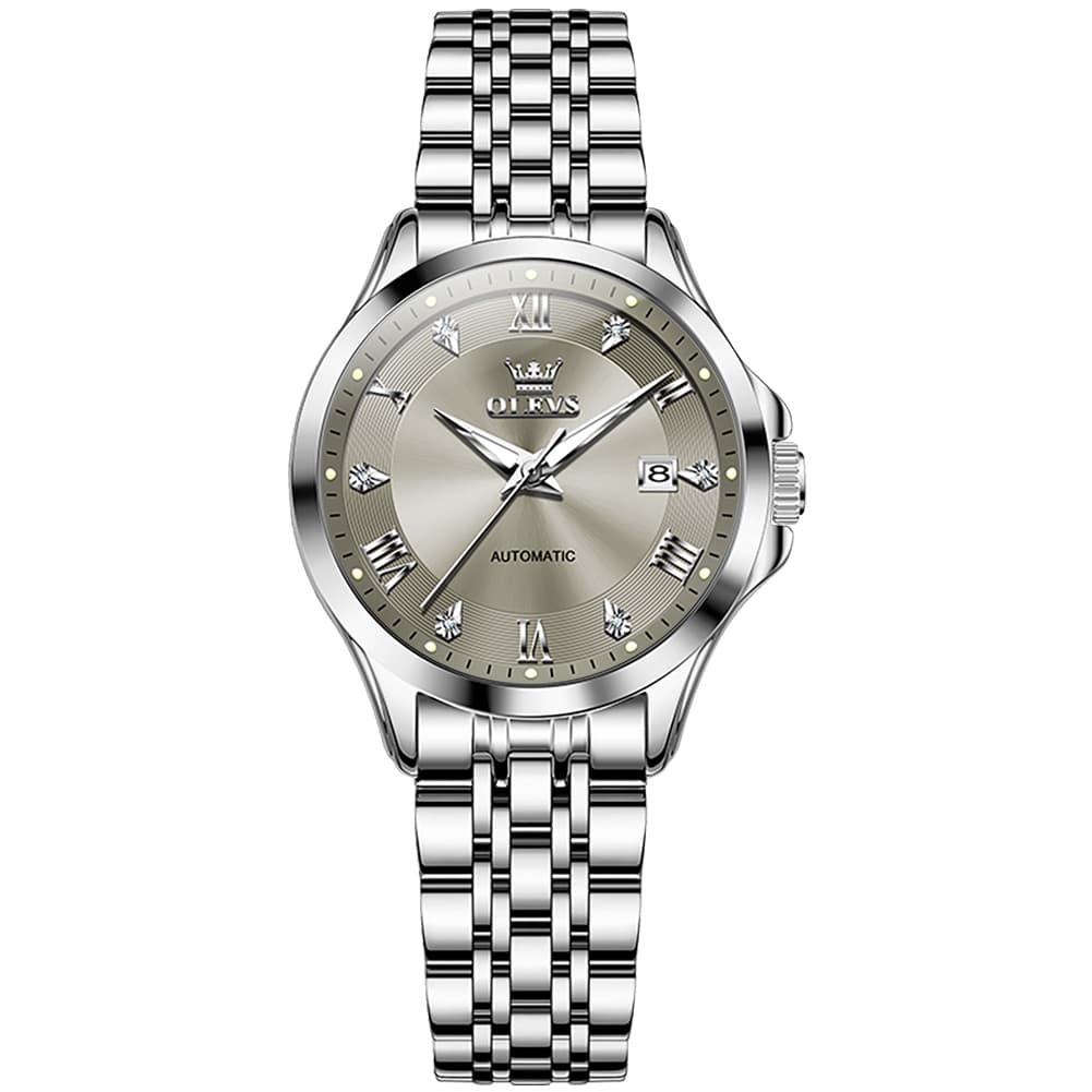 OLEVS 6702 Elegant Diamond Automatic Mechanical Watch For Women