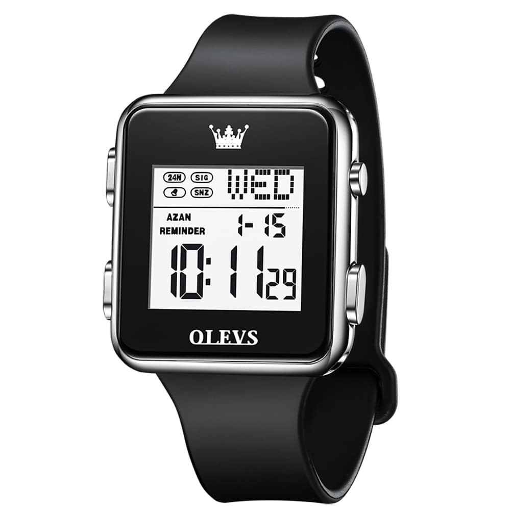 OLEVS 1105 Sleek Retro Digital Sport Watch for Men