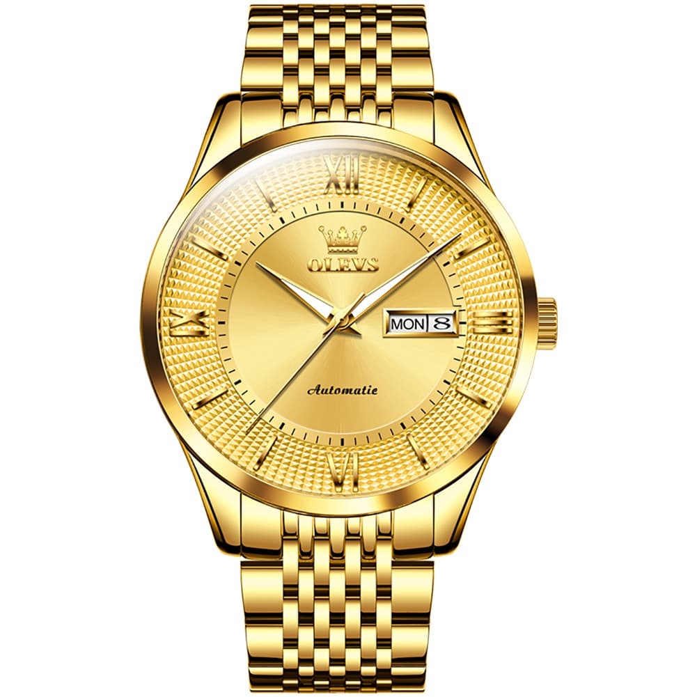 OLEVS 6657 Stainless Steel Automatic Mechanical Watch for Men