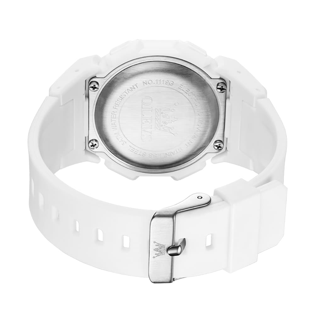 OLEVS 1119 Classic Retro Octagon Digital Sport Watch Unisex
