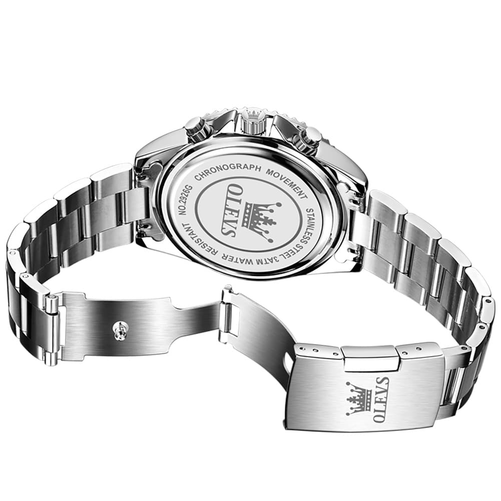 OLEVS 2926 Dive-Style Moon Phase Quartz Watch for Men