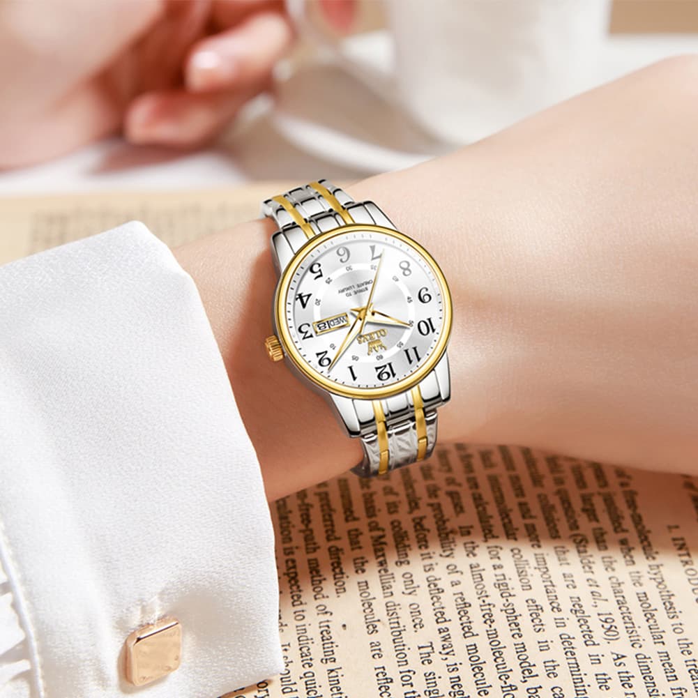OLEVS 2891 Classic Digital Dial Couples Watch for Men Women