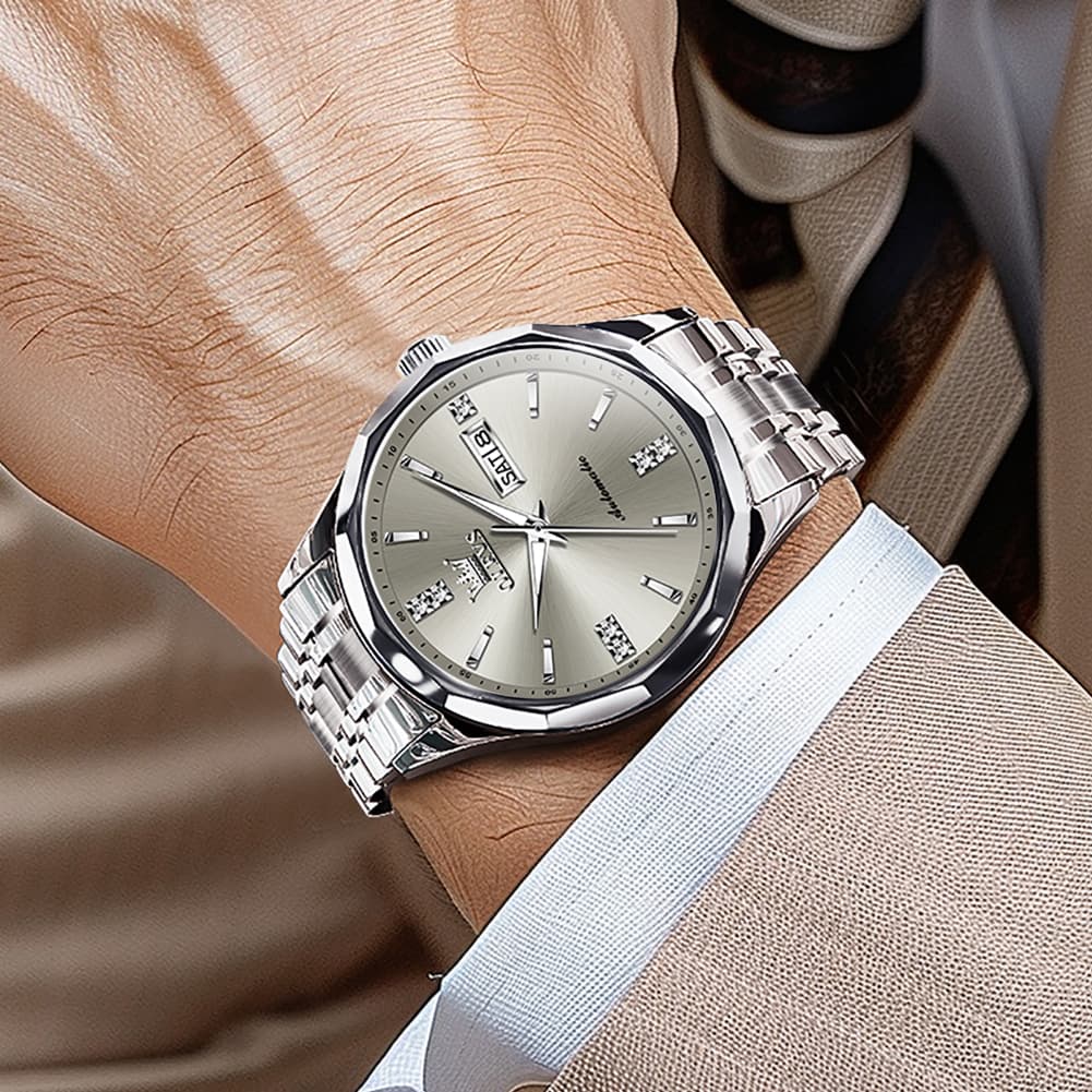 OLEVS 7056 Sapphire Crystal Automatic Watch For Men