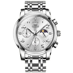 OLEVS 3628 Multifunction Moon Phase Quartz Watch for Men