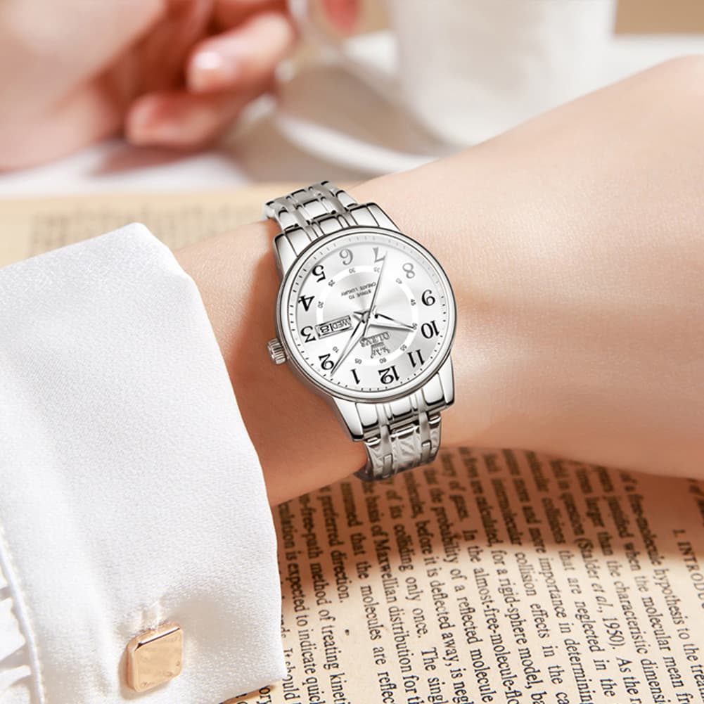 OLEVS 2891 Classic Digital Dial Couples Watch for Men Women
