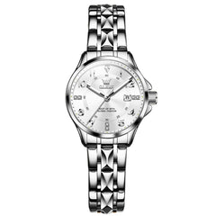 OLEVS 2910 Diamond Day Date Couples Watch Set Men Women