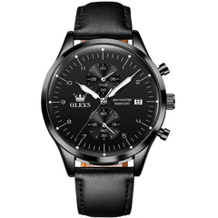 OLEVS 2880 Minimalist Slim Dress Chronograph Watch for Men