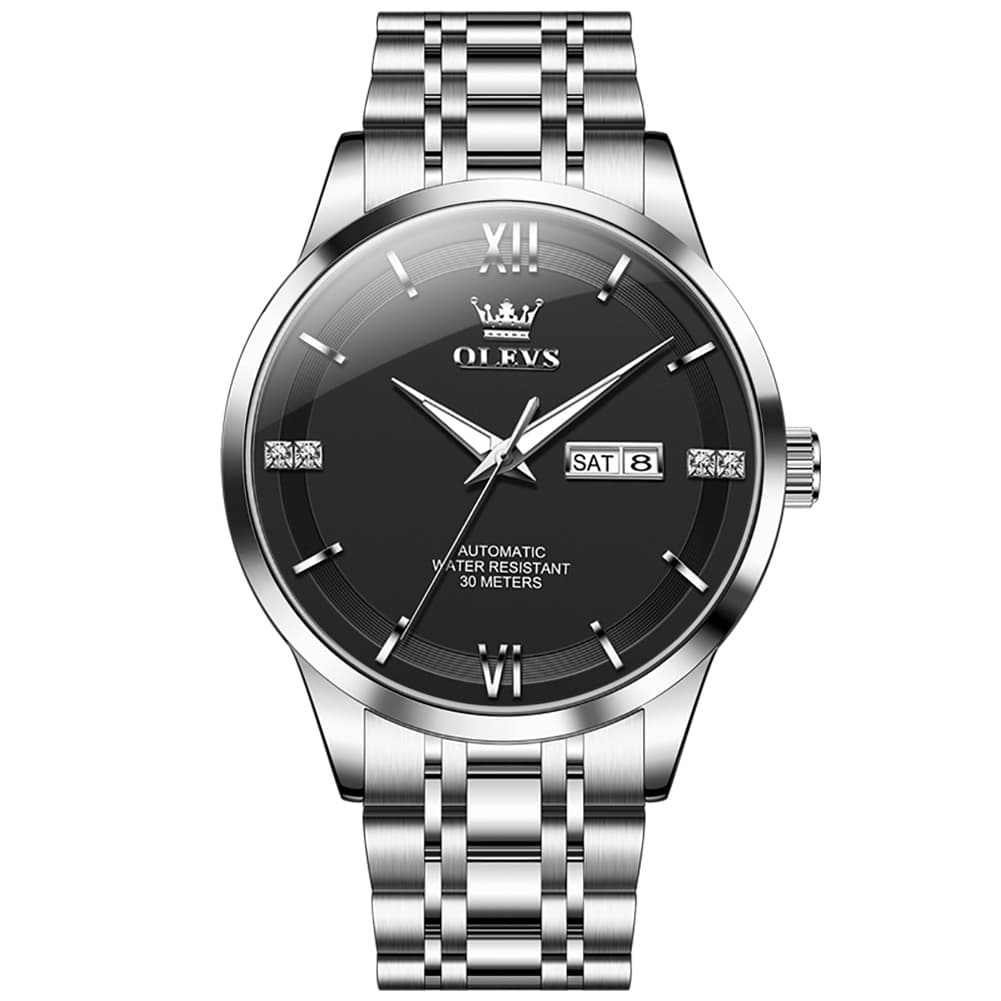 OLEVS 7061 Classic Dual Calendar Automatic Watch For Men