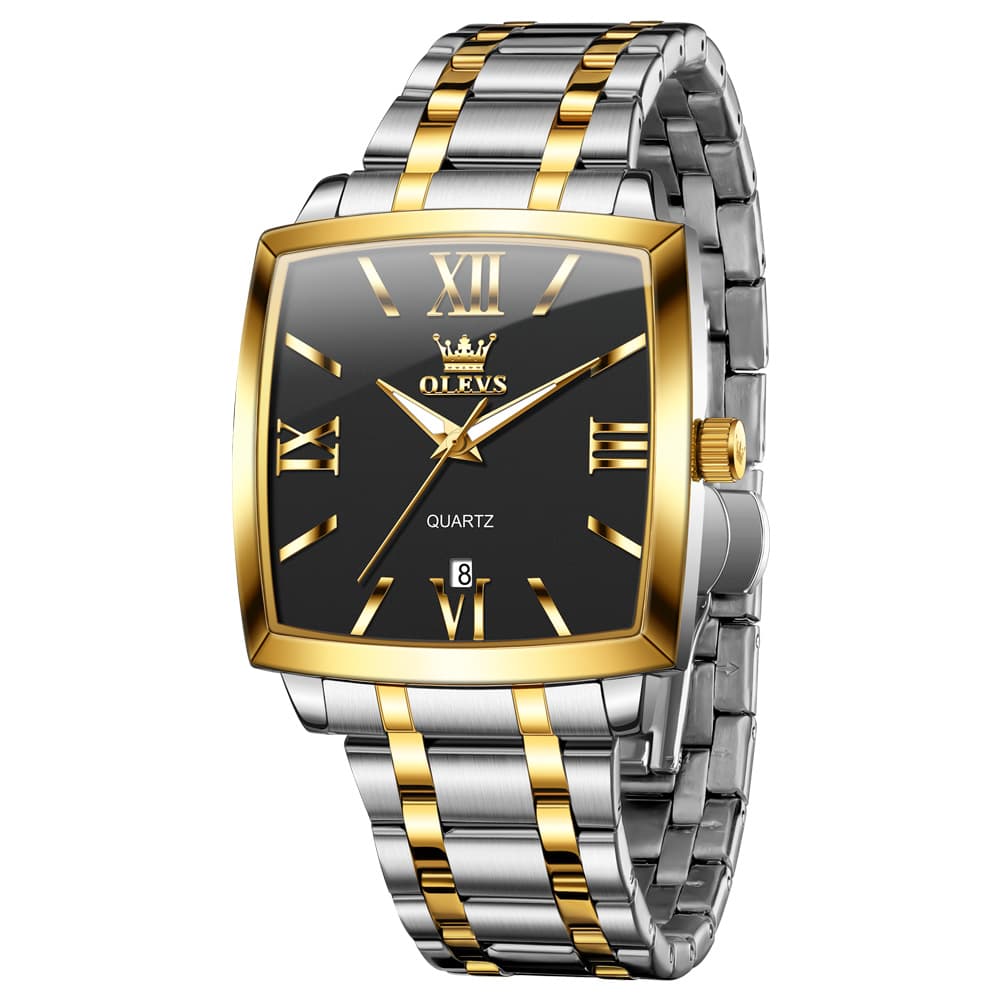 OLEVS 2969 Square Classic Quartz Watch for Men