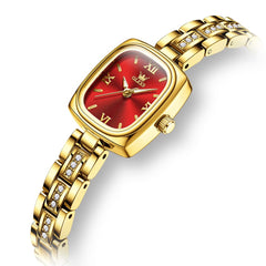 OLEVS 3695 Petite Crystal Bracelet Quartz Womens Watch