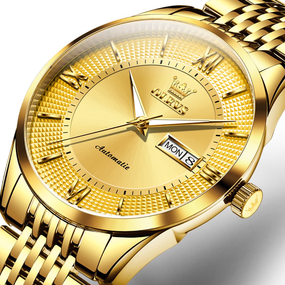 OLEVS 6657 Stainless Steel Automatic Mechanical Watch for Men