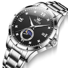 OLEVS 2956 Moon Phase Quartz Watch for Men