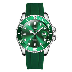 OLEVS 6650 Silicone Automatic Mechanical Dive Watch for Men