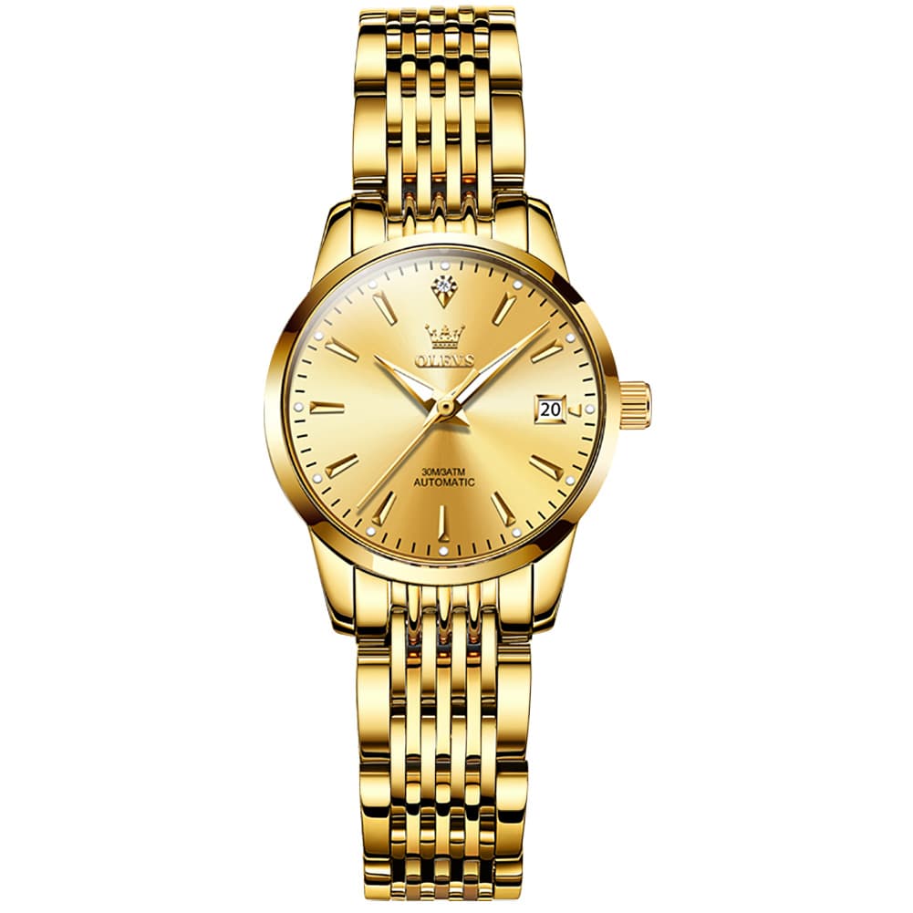 OLEVS 6635 Stainless Steel Automatic Mechanical Watch for Women