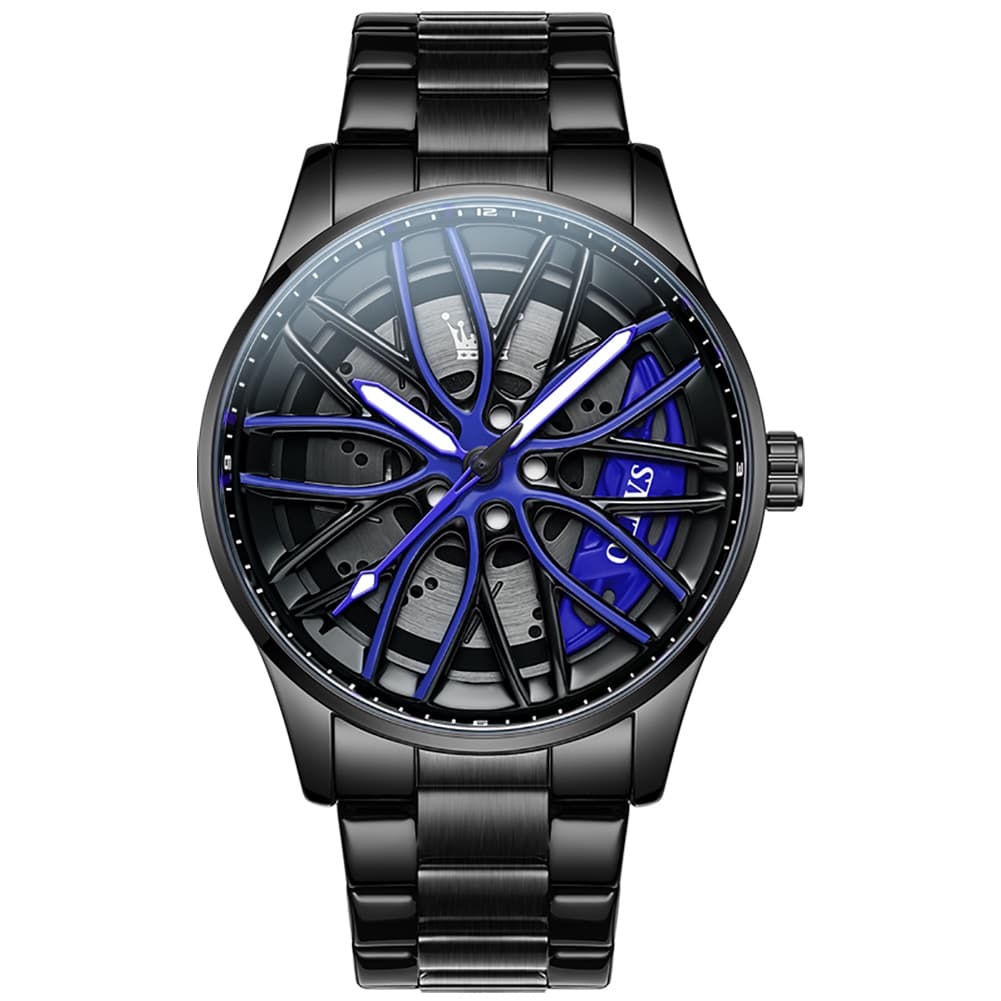 OLEVS 9937 Wheel Caliper Rim Racing Quartz Watch for Men
