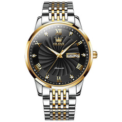 OLEVS 6630 Sunburst Dial Mechanical Watch for Men