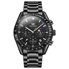 OLEVS 3618 Chronograph Moon Phase Quartz Watch for Men