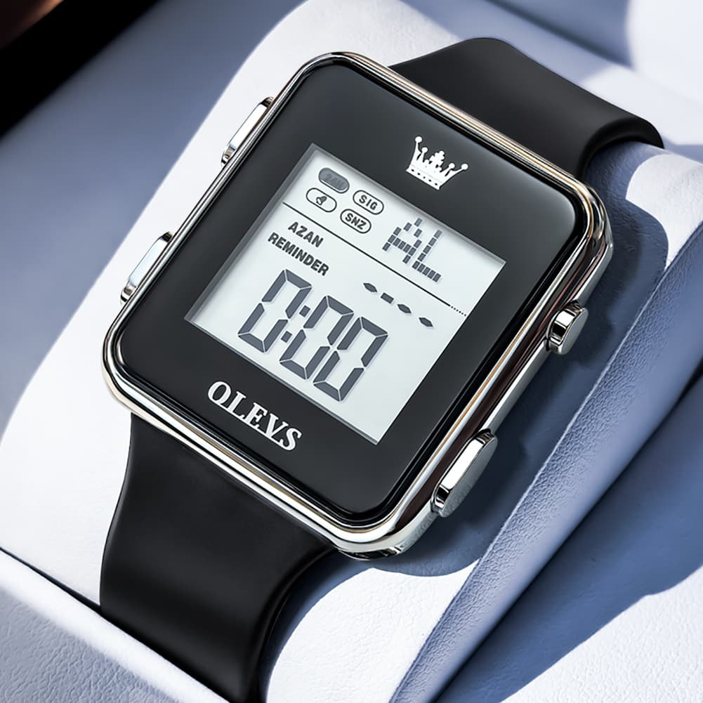 OLEVS 1105 Sleek Retro Digital Sport Watch for Men