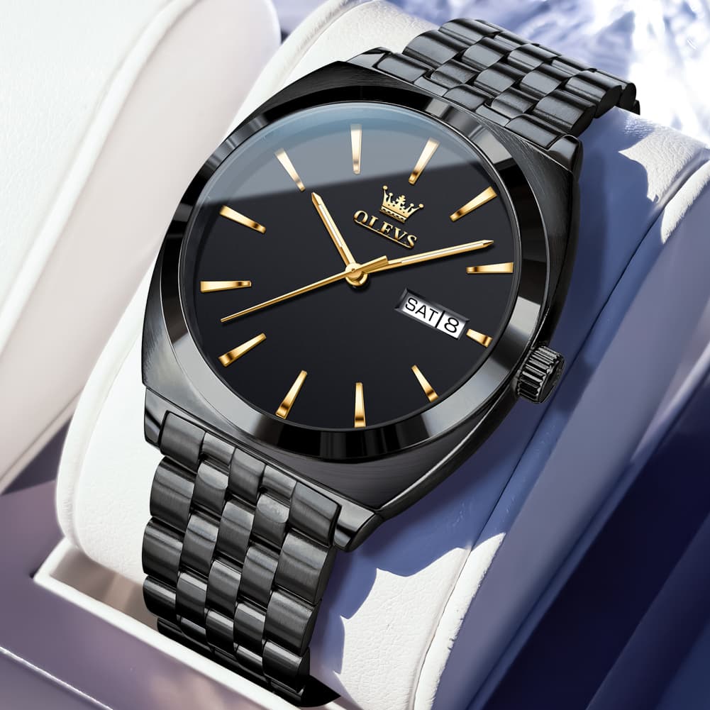 OLEVS 6730 Automatic Tonneau Mechanical Watch For Men