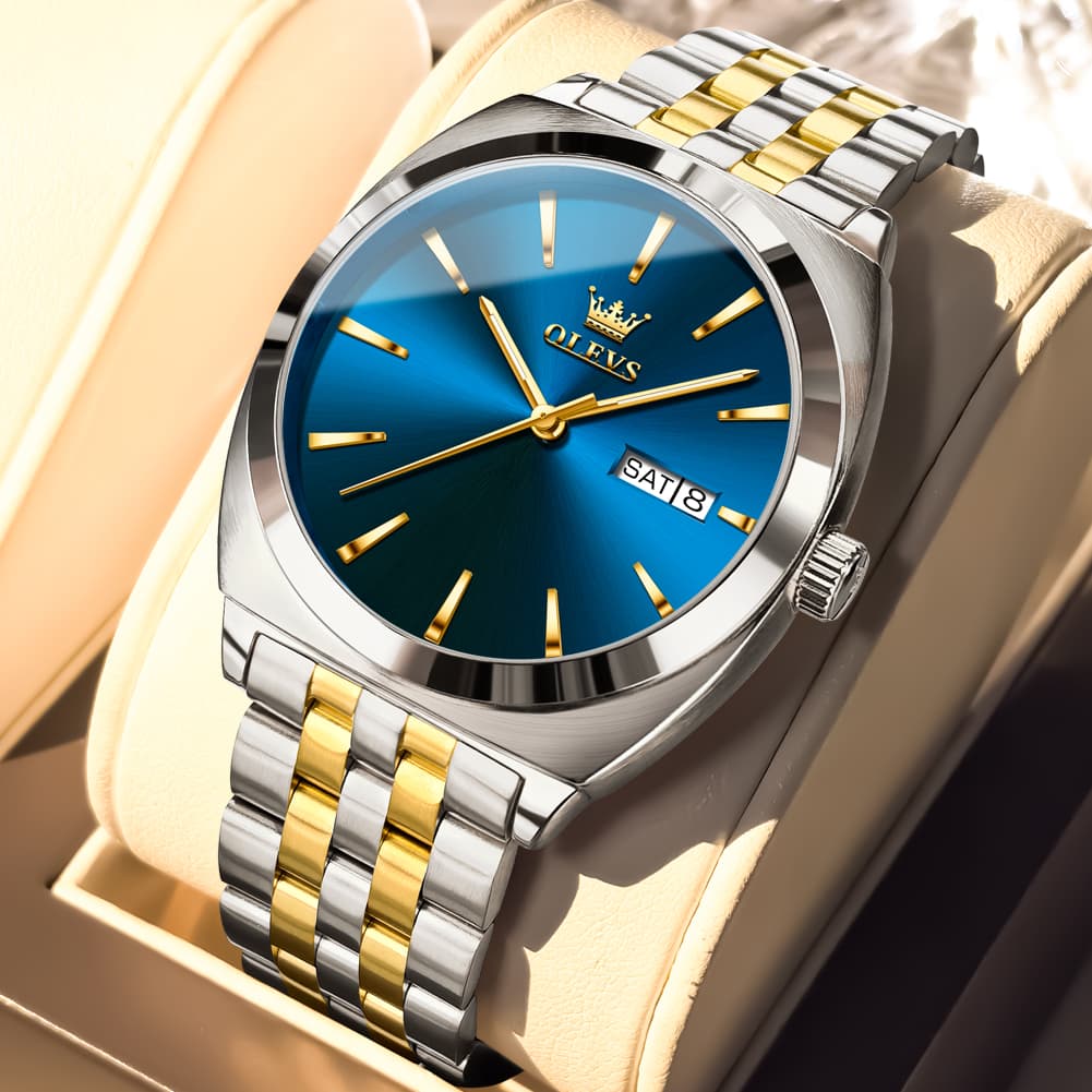 OLEVS 6730 Automatic Tonneau Mechanical Watch For Men