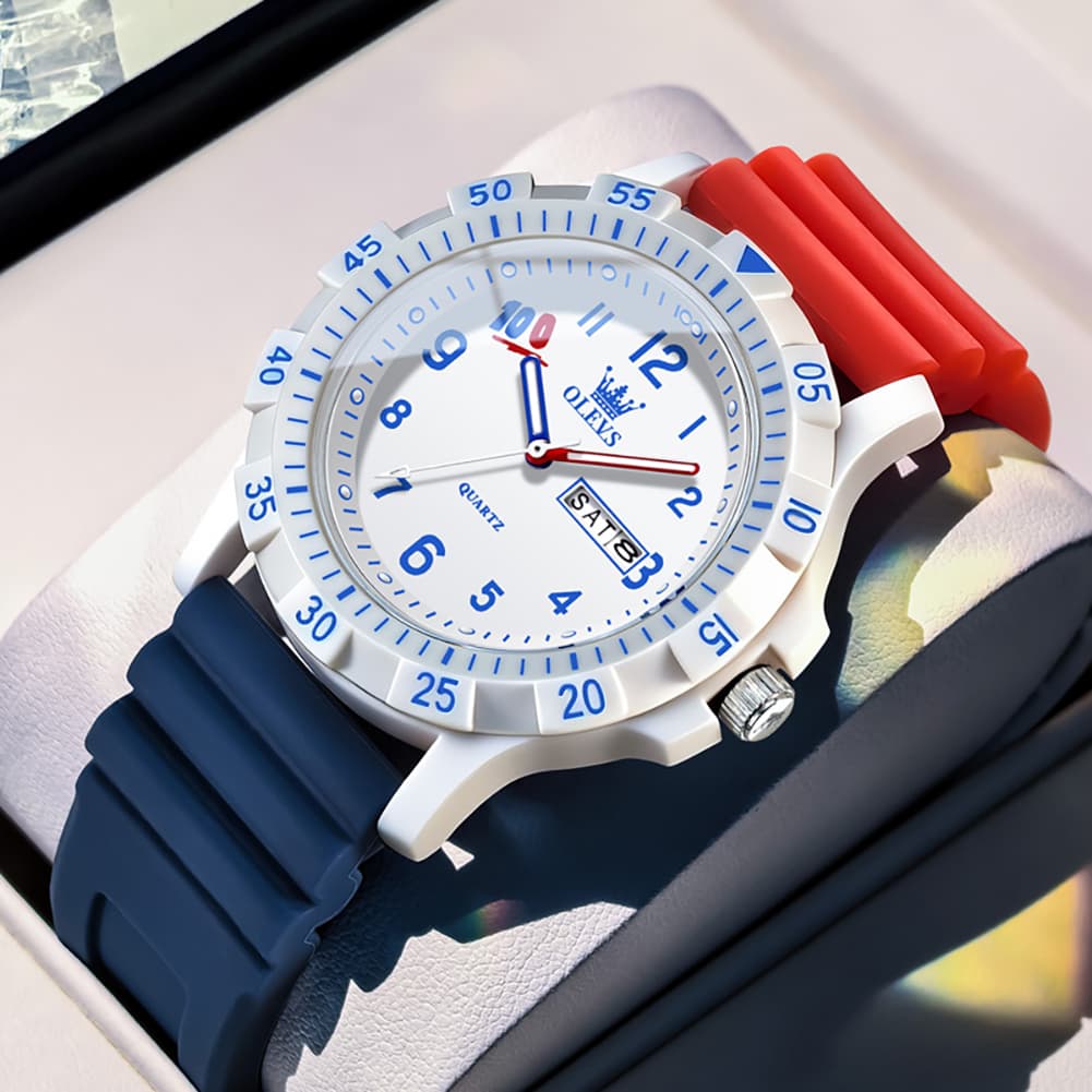 OLEVS 2705 Campus Good Luck Sport Watch for Youth Students
