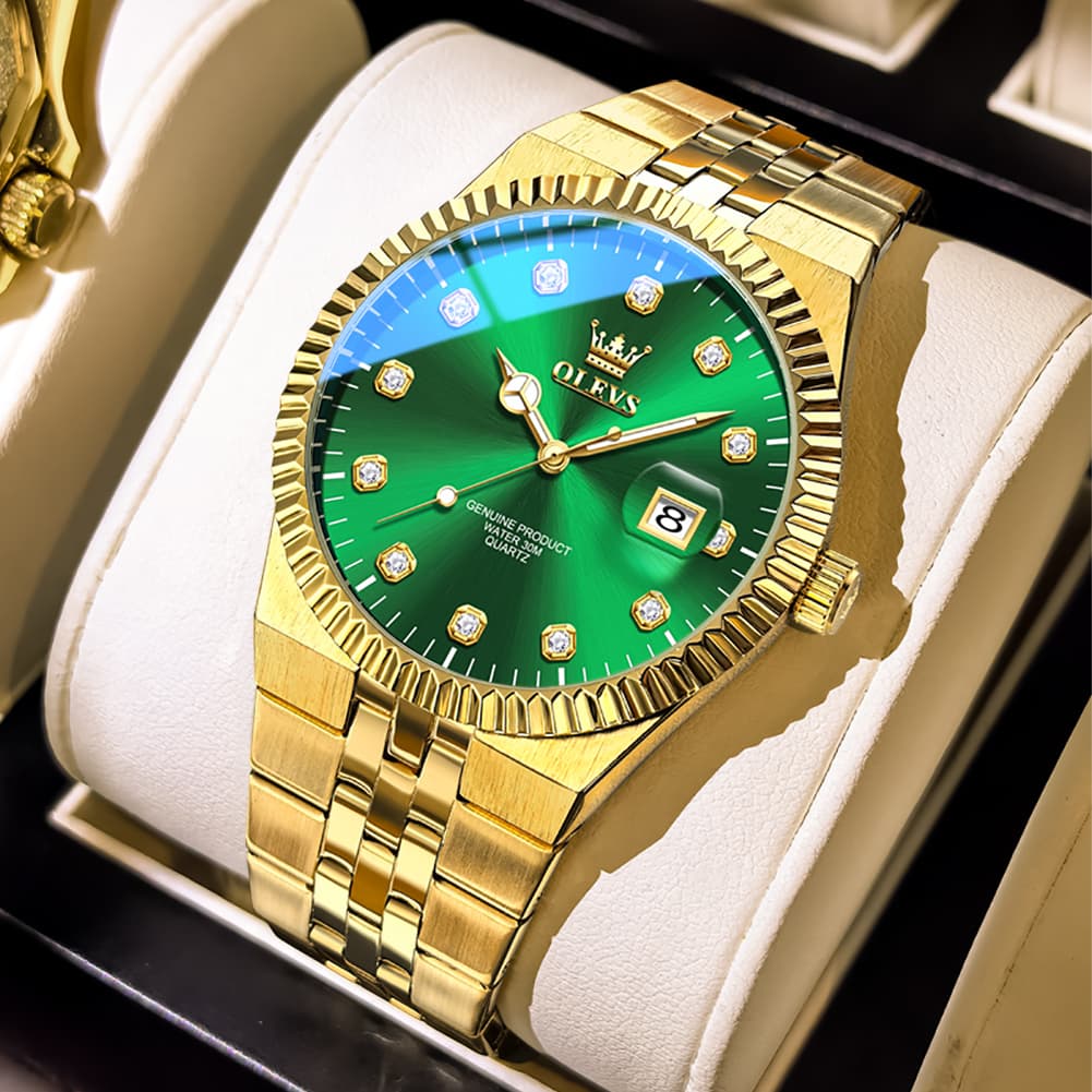 OLEVS 2989 Steel Luminous Dress Watch for Men