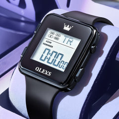 OLEVS 1105 Sleek Retro Digital Sport Watch for Men