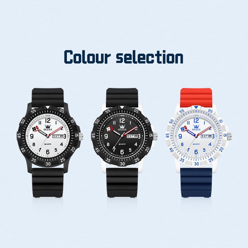 OLEVS 2705 Campus Good Luck Sport Watch for Youth Students