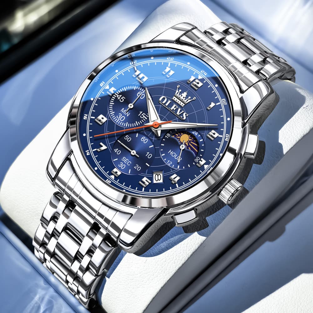 OLEVS 2983 Youthful Chronograph Quartz Watch for Men