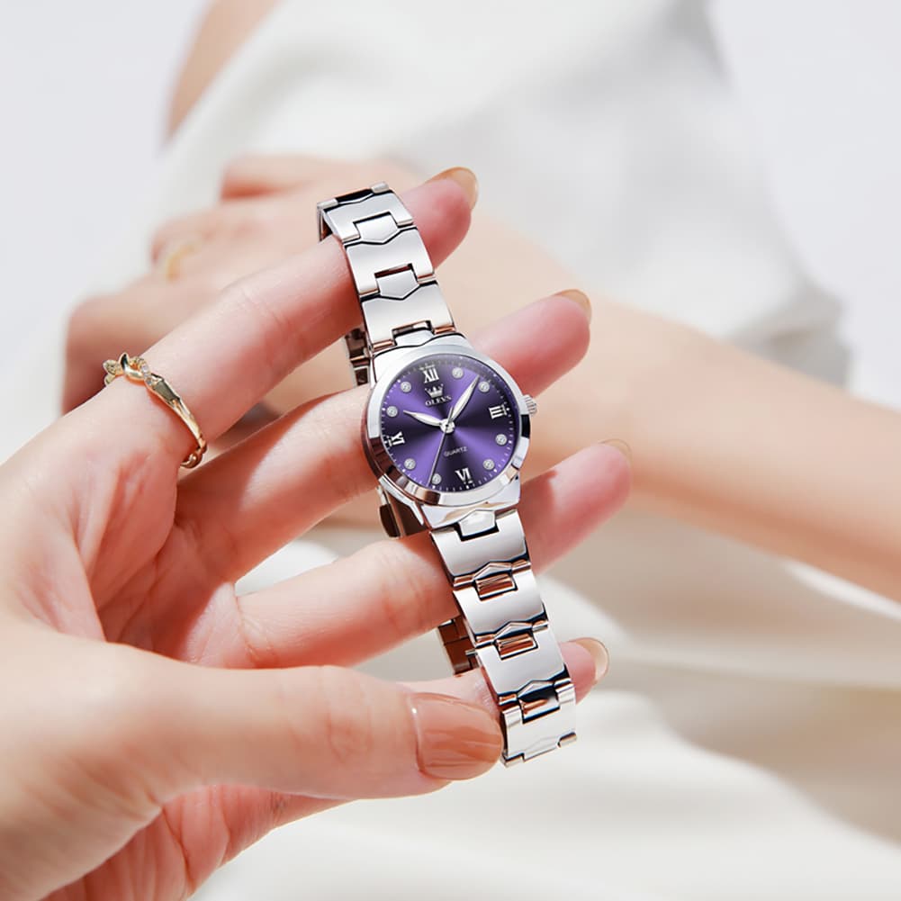 OLEVS 3735 Elegant Small Dial Luminous Quartz Watch for Women