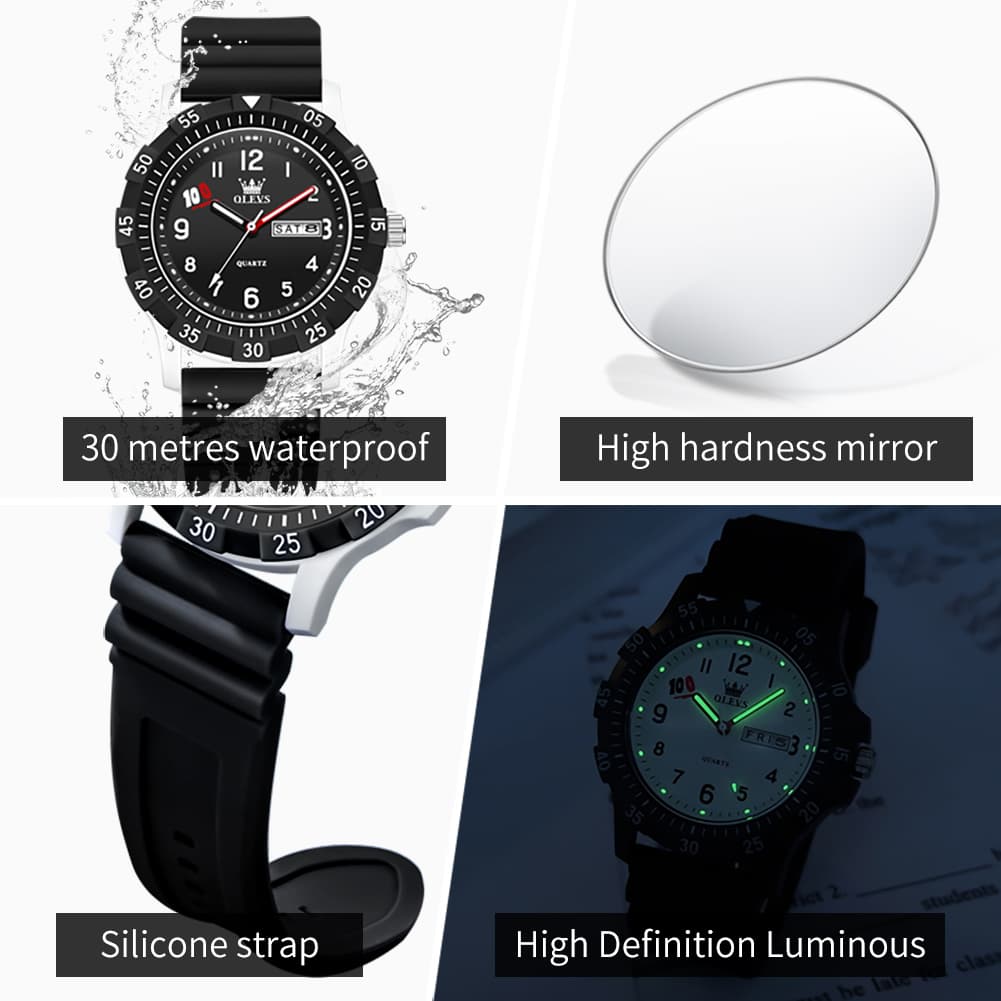 OLEVS 2705 Campus Good Luck Sport Watch for Youth Students