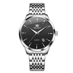 OLEVS 2907 Minimalist Ultra Thin Quartz Watch for Men